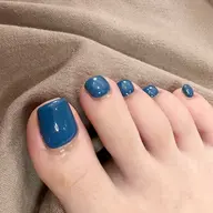 【オフ込】【フットネイル】フットバス・100色以上からワンカラーフットネイル