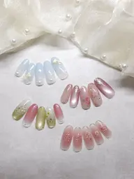 ハンド)付け替えオフ有り(新規オフ代無料)・定額デザインネイル L