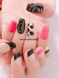 春限定クーポン★アクリルスカルプ長さ出し10本＋定額コース色変更OK