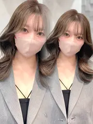 ♡【初カラー大歓迎】ブリーチなしダブルカラー+トリートメント ¥23100→ ¥12980（スタイリング込み🪄︎︎）♡