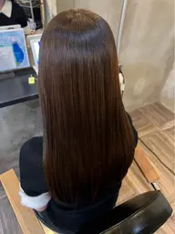 【ナチュラルブラウンカラー🤎】カット+BLカラー+ベーストリートメント