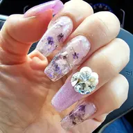 デザインスカルプ・シェル、ラメ等の埋め込み