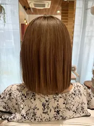 《ミニモ限定》艶カラー+髪質改善トリートメント+カット+マイクロバブル