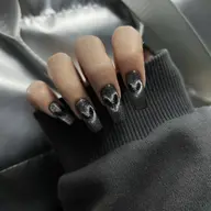 流行りのマグネットハードネイル(マグネットカラーを変更可能です)