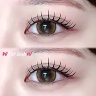 【マツエク】フラットラッシュ100本 オフ込み🖤➕ESアイラッシュシャンプー付き🎀束感仕上げ🎀