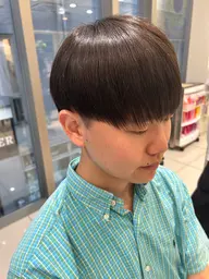 メンズカット＋ストレートパーマ( #パーマ落とし#パーマをストレートにしたい方) 土日祝＋1000