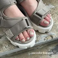 フットネイル🤍ワンカラー🤍オフあり🤍