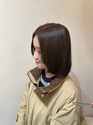 レディースカット+シャンプー+ヘッドマッサージ💇🏻♀️(ぱつっとボブ・前髪カット・整え・毛量調整)