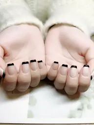 フレンチ(オフ,ケア込み)ベースカラークリア,ベースカラー追加+¥1000