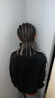 【レディース‼️】☘︎ ݁˖.ᐣ ˚⋆レディース地毛コーンロウ 8本~10本まで!☘︎ ݁˖.ᐣ ˚⋆