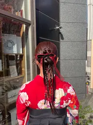 《🌸卒業式🌸》卒業式ヘアセット‪𓂃 𓈒𓏸💖オープン前の予約可能❕早朝料金＋1100円​〜​（メッセージ必須）