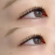 マスカラパーマ🩶ラッシュリフト+ブラックティント