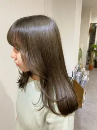 艶カラー➕スチームトリートメント(3step) ブロー代込み