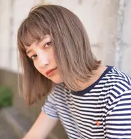 ミニモ限定🧡ケアブリーチ+オンカラー+カット+質感トリートメント🧡※カラー剤高彩度アディクシー・イルミナ有り