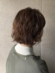 カット＋BIKAKUパーマ＋髪質改善トリートメント