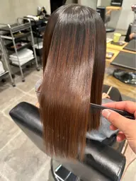 髪質改善カラー✨＋似合わせカット【Aujuaトリートメント付き】🩵
