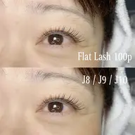 フラットラッシュ 100本✖️コーティング付🫧 オフなし【他店オフ別途+¥2750】