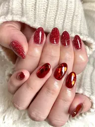 【オフなし×】ハートホロ×フラッシュジェル❤️