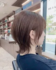 【韓国🇰🇷ショートウルフ✨】カット＋Aujua #ウルフボブ #ウルフレイヤーショート#丸みショート#韓国前髪