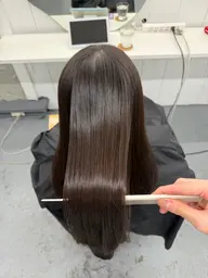 カット + 髪質改善縮毛矯正+novus髪質改善トリートメント