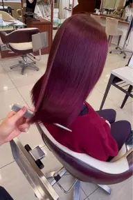 【艶々♩透明感カラー】白髪染め、脱白髪染めも可！ロング料金＋1000円