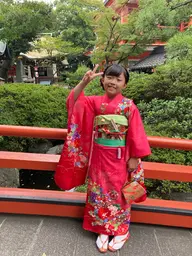 七歳☺︎七五三☺︎ヘア＋着付け★8時​〜​割引あり◎土日祝10時​〜​※メイクはオプション※注意事項必ずご一読ください