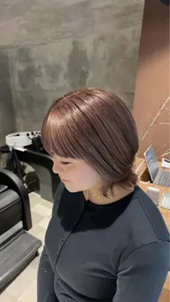 しっかり垢抜けたい方へ🤍ブリーチなしダブルカラー+トリートメント