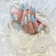 【HAND】オフなし⭐️定額《韓国ワンホンネイル》ゴージャスコース