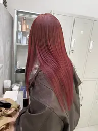 前髪or顔まわりカット+艶カラー+トリートメント