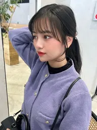 カット+低刺激リタッチオーガニックカラー