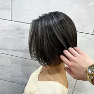 《3Dハイライト🎨》（立体感×艶感でワンランク上の仕上がり🤍）ハイライト＋透明感カラー