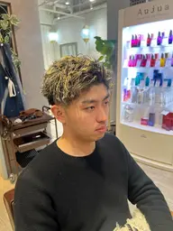 【メンズ限定】骨格矯正カット+パーマ+ハイライト💫補足設定あり