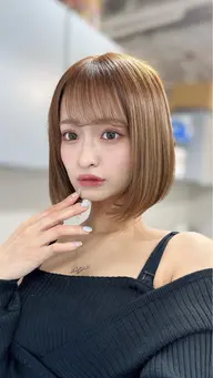 《朝のお手入れを楽に🌟》全体カット💇🏼‍♀️➕地毛風縮毛矯正➕2step外部補修トリートメント🫧