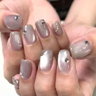 ご新規様🩵ワンカラー、マグネット、グラデーション ラインストーン10粒無料🩵期間限定割引