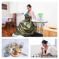 よもぎ蒸し30分+オイルトリートメント上半身or下半身