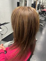 新規の方限定【頭皮につけない白髪染め】カット+ケアカラー+ぼかしハイライト¥17,100→¥14120