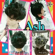 (メンズ限定)人気王道カット+ポイントパーマ+炭酸シャンプー