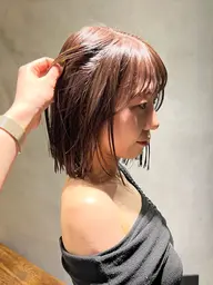 髪質改善カラー＋マイクロバブル🧸☕️