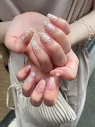 【学生限定クーポン】持ち込みデザイン🫧フルアート🤍オフの場合プラス500円