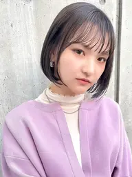 顔周り縮毛矯正+顔周りカット7700(酸性ストレートに変更+1100)