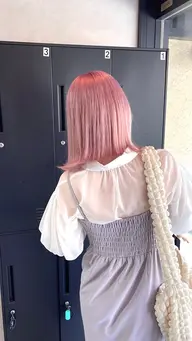 ケアブリーチリタッチ(2cm以内)＋カラー