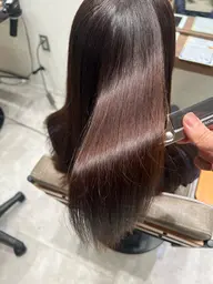 ツヤ感髪質改善カラー✨前髪カットサービス