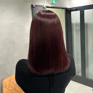 【red color🍒】暖色カラー🍓簡単トリートメント🫧