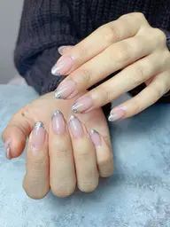 ガラスフレンチ/ミラーフレンチに変更可能(ベースカラあり)