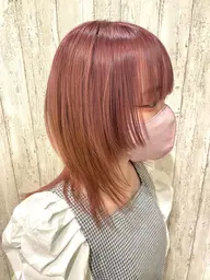 【プラス料金なし込み込みプラン】ブリーチカラー＆うるツヤトリートメント＋メンテナンスカット