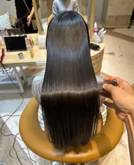 美髪✨️縮毛矯正➕髪質改善TOKIOトリートメント💜