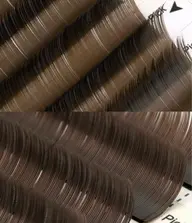 ❤️【Lカール】ブラウン系　中華風ワンホンボリュームラッシュ　上下セット