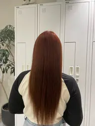 【全体的な癖が気になる方に❣️】＋シルク縮毛矯正＋シルクTR