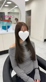 🎀当日予約限定🎀トレンドカット➕うる艶ワンカラー➕外部補修ハホニコトリートメント⟡.·