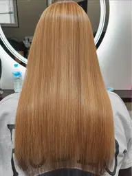 🔹美髪整形トリートメント+髪質改善カラー¥10000
